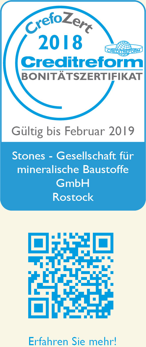 Creditreform CrefoZert Logo für Stones